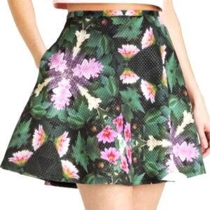 Ted Baker floral print skirt, size 1(S)
